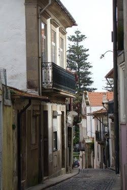 Charming street in Foz Velha